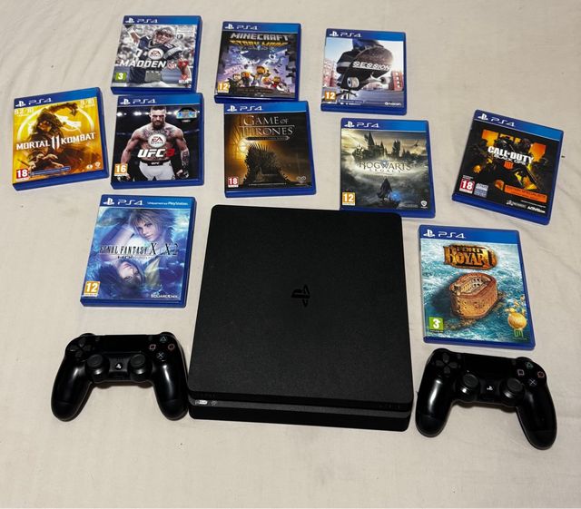 PS4 (PlayStation 4) 1TB Negra + 10 Juegos