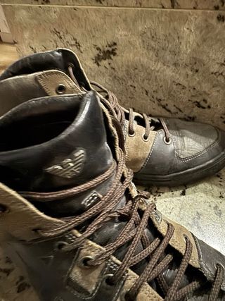 2 Pares Botines Armani Jeans Talla 43