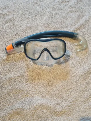 Kit de snorkel y aletas