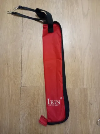 Baquetero IRIN con escobillas y baquetas