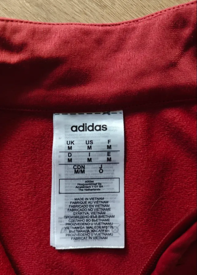 Sudadera Adidas Burdeos Talla M