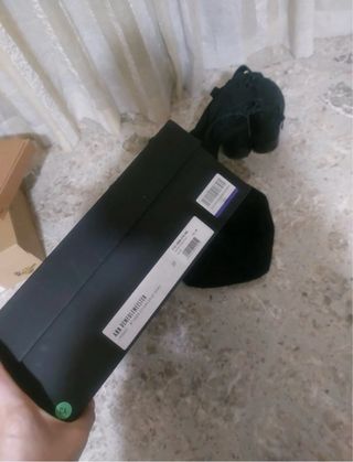 Boots Stivali Ann Demeulemeester black double nap