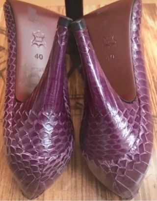 Tacones Teria Yabar Piel premium - NUEVOS 40