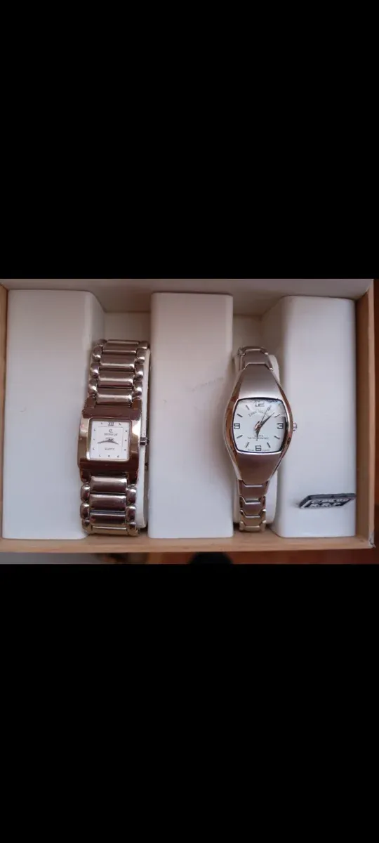 Reloj Louis Valentin Mujer Plata y Blanco