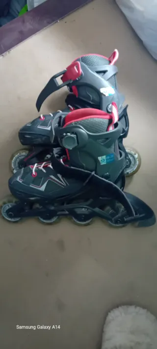 Pattini in linea con ruote LED taglia da 29 a n 32