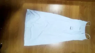 Camisón de algodón blanco