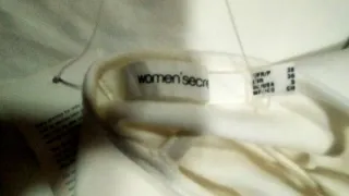 Camisón de algodón blanco