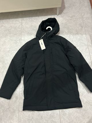 Chaqueta Hollister Talla M Negra Nueva