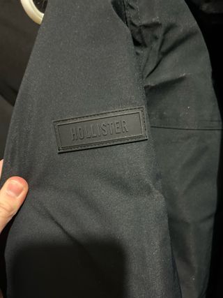 Chaqueta Hollister Talla M Negra Nueva