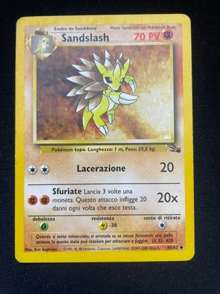 Sandslash 41/62 Fossil Pokemon TCG ITA