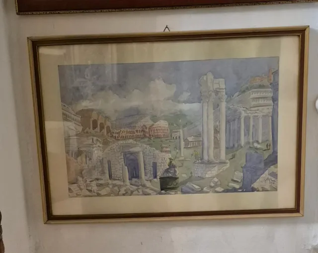 Acquerello su carta 1958