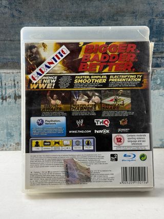 WWE '12 PS3 Videogame PlayStation 3