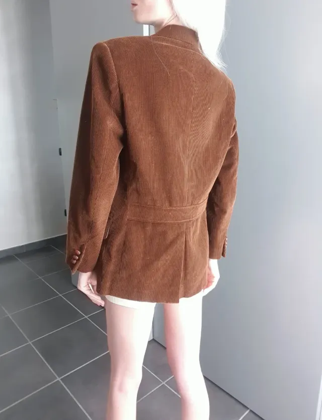 Giacca vintage in velluto corduroy Unisex