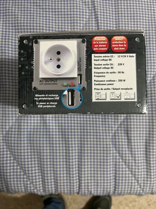 Convertidor 350W HTC 12/24V a 220V