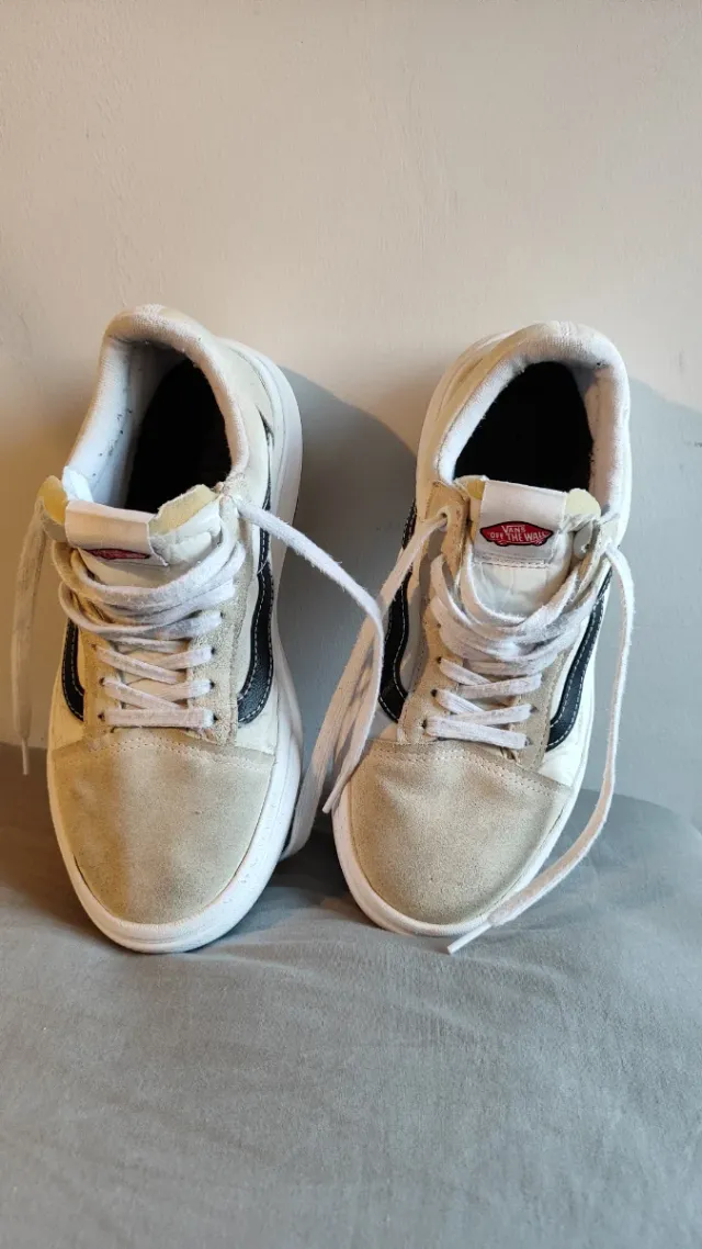 Zapatillas Vans Old Skool Beige/Blanco