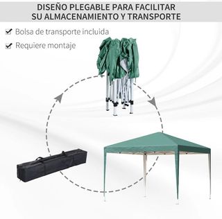 Carpa plegable 3x3