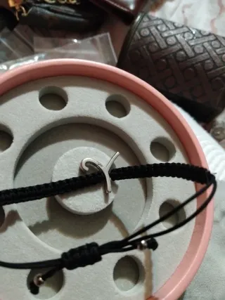 Pulsera Plata y Circonitas Y