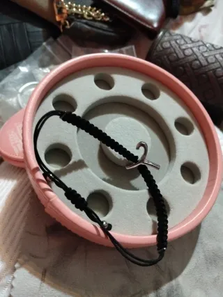 Pulsera Plata y Circonitas Y