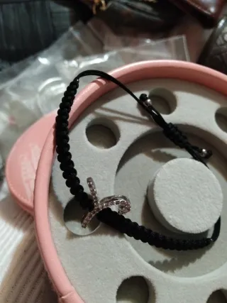 Pulsera Plata y Circonitas Y