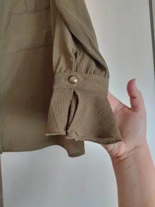 Camicia donna verde oliva taglia M