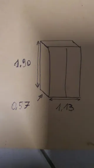 Nevera industrial 2 puertas / Armario frigorífico