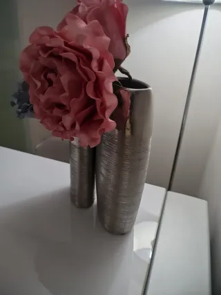 Lote 2 Vasi Maison du Monde Argentati