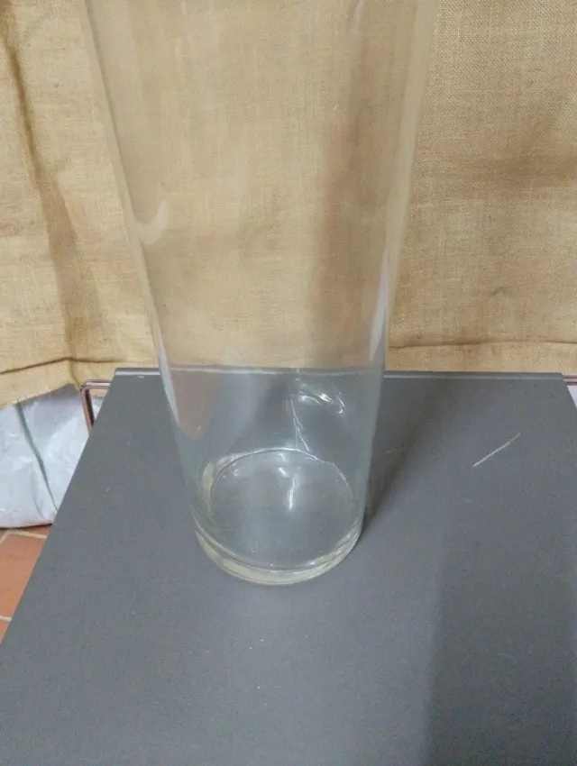Jarrón de cristal XXL transparente