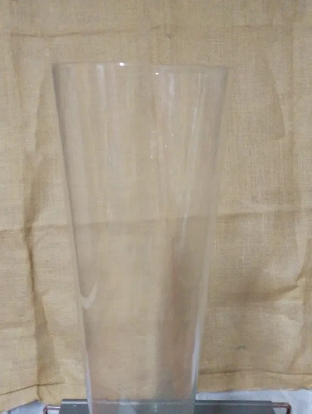 Jarrón de cristal XXL transparente