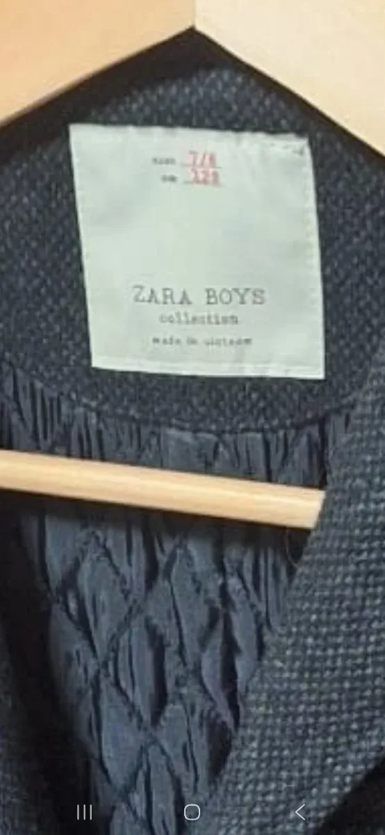 Chaqueta vestir invierno niño Zara 7-8