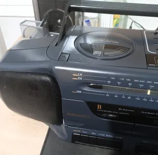 Radio Cassette CD Magnavox Vintage