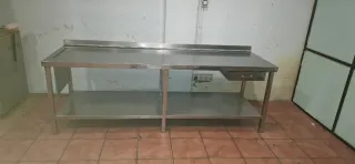 Mesa de trabajo acero inoxidable