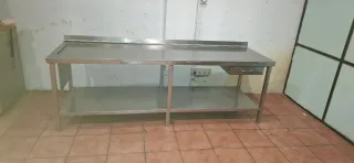 Mesa de trabajo acero inoxidable