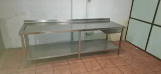 Mesa de trabajo acero inoxidable