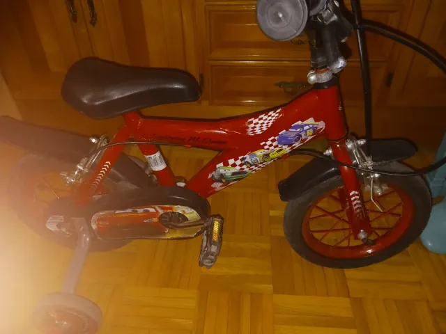 Bicicleta infantil Cars Rayo McQueen