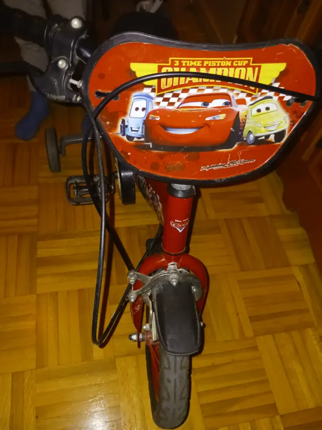 Bicicleta infantil Cars Rayo McQueen