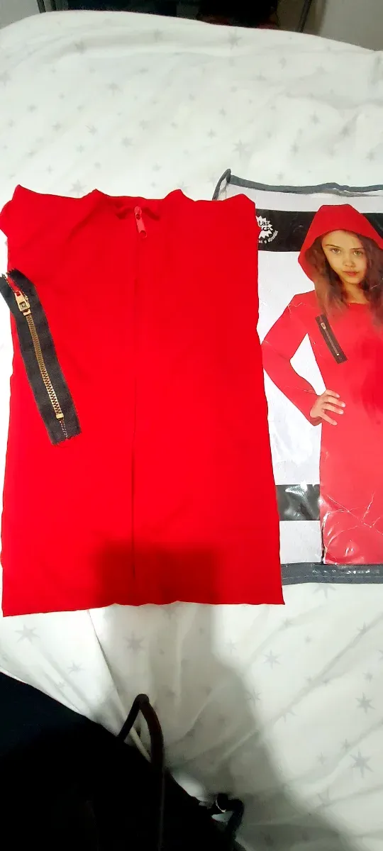 Disfraz Casa de Papel mono con capucha