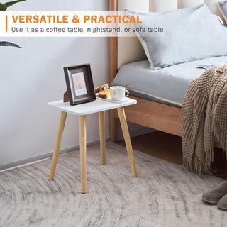 Mesa auxiliar madera 40x30x43 cm