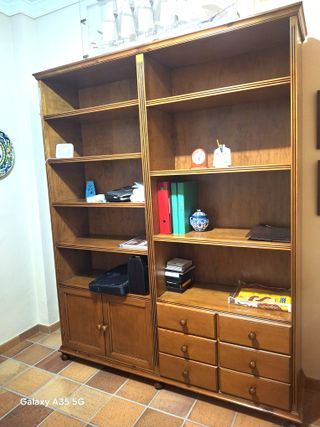 Mueble Librería Madera Despacho