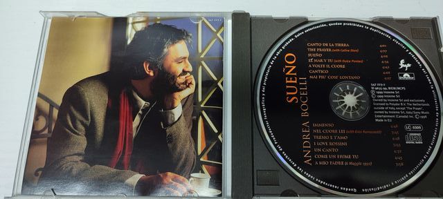 CD Andrea Bocelli Sueño