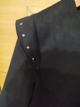 Vestido Sfera en ante negro.Muy elegante y ponible