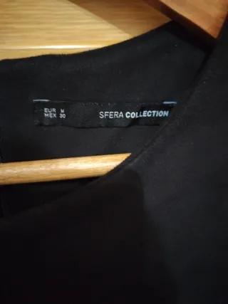 Vestido Sfera en ante negro.Muy elegante y ponible