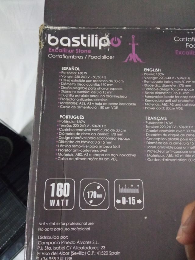 Cortafiambres Bastilip Excalibur Stone