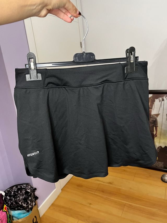 Falda pantalón deportiva ARTENGO negra