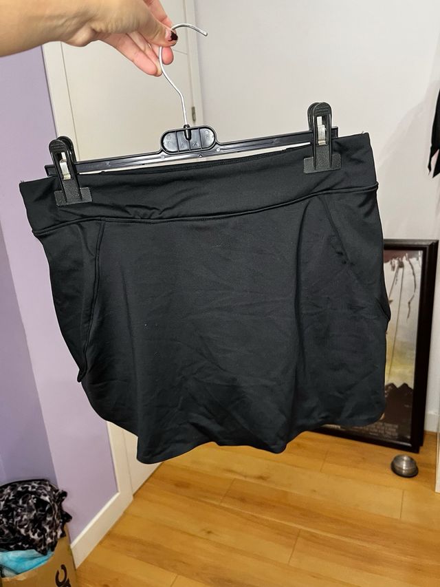 Falda pantalón deportiva ARTENGO negra