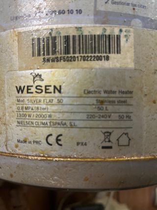 Termo  Wesen 50L Plata