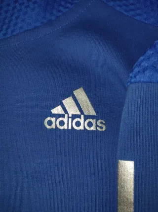 Chaqueta Adidas Azul con Capucha