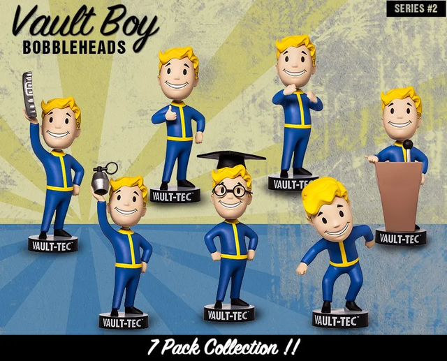 Colección 7 Bobbleheads Vault Boy Fallout