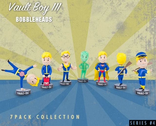 Colección 7 Bobbleheads Vault Boy Fallout