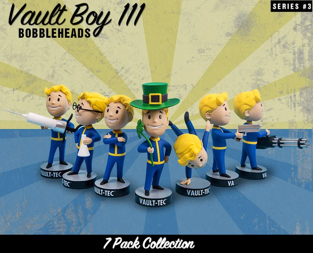 Colección 7 Bobbleheads Vault Boy Fallout