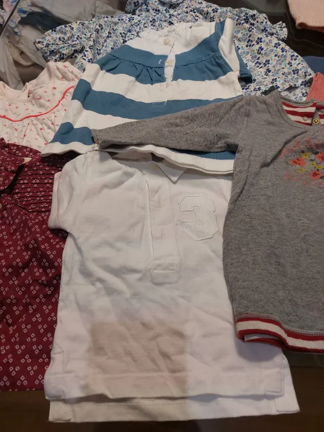 Lote Ropa Bebé Petit Bateau y Gocco 3-6m